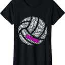 Volleyball Shirt Sayings Gift for Teen Girls and Women T-Shirt, S