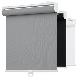 AYZOT Light Filtering Solar Shades for Indoor Windows, 30" W x 72" H, Grey