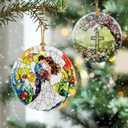 2 x Romantic Couple Wedding Ornament, Dog Christmas Ornament  Christmas Tree Decor, Holiday Decoration, Stocking Stuffer, Festive Gift Idea, Gifts for Newlywed, Married Couple, Romantic Partner