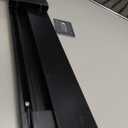 Double Row Ceiling Curtain Track System, Black, 7.5ft (2.3m)