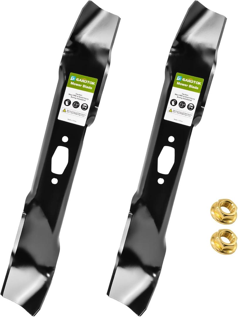 742-05535 Mulching Mower Blades for MTD Craftsman Troy Bilt T100 T85 Pony 36T 42-Inch 490-110-M190 742P05535 CMXGZAM110190 2 Pack