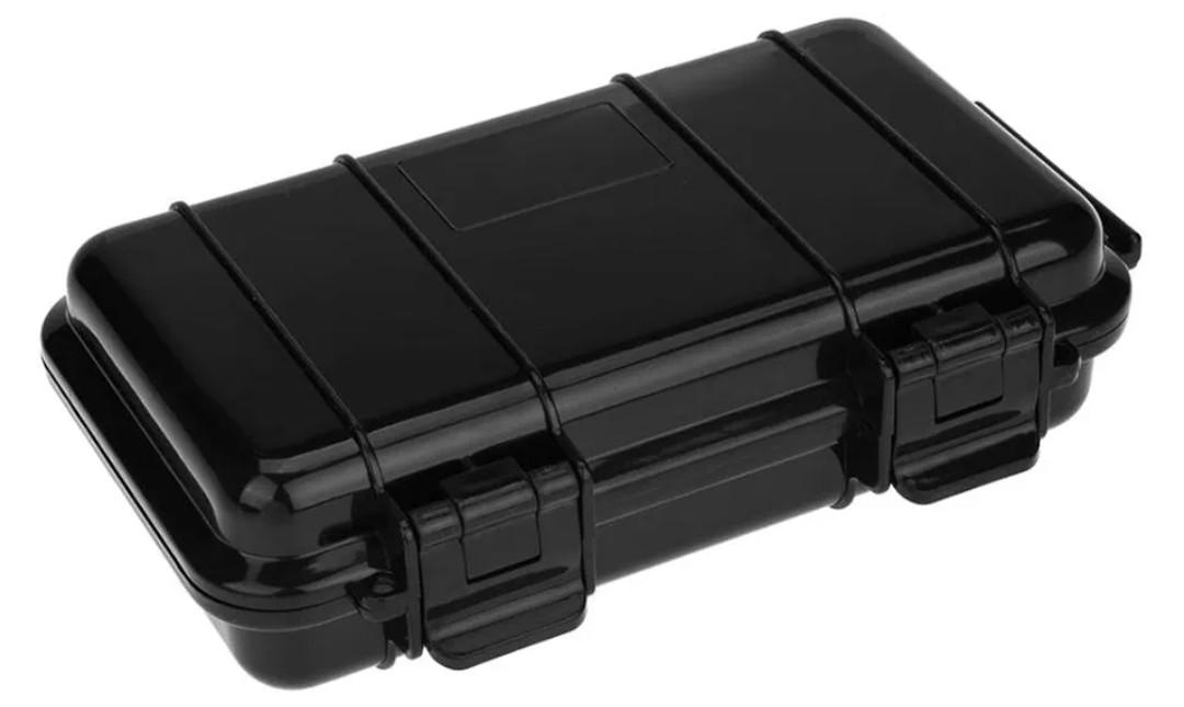 Protective Waterproof Case, Outdoor Shockproof Storage Case with Sponge for Loading Smartphone Hard Drive and Other Small Electronic Devices