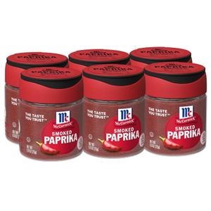 McCormick Smoked Paprika, 0.9 oz (Pack of 6), Best By: JAN/13/27