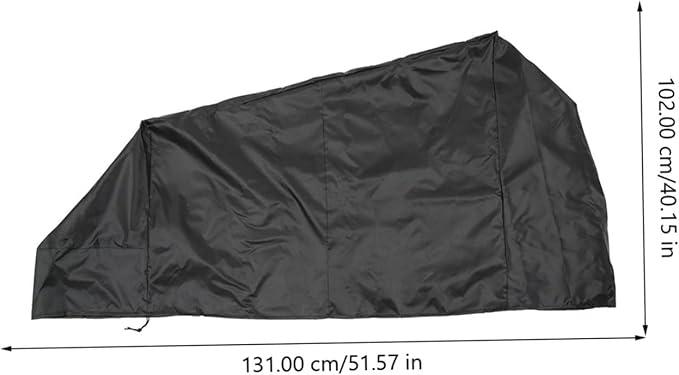 Rain Snow Blower Cover Heavy Duty Oxford Protection for Two-Stage Snow Throwers Easy to Store and Fit for Winter Weather 40.15x51.57