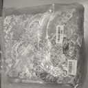 jinchan Fiora Round Rug 5ft Area Rugs Vintage Floral Distressed Design - Machine Washable Non-Slip Low-Pile Ultra-Thin Circle Rug for Entryway Bedside Living Room Dining Room Bedroom (5' Round, Grey)