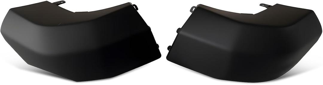Pair Black Rear Bumper End Cap Compatible with 2007-2014 FJ Cruiser 5246235030 5246335030 TO1105122 TO1104122(Black,Pair)
