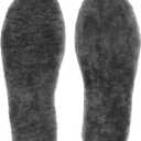 riemot Womens Sheepskin Wool Insoles, 100% Australian Wool Fleece Upper, 15mm Thick Warm Winter Boot Inserts, Cozy Replacement Insoles for Snow Boots, Slippers & Roomy Shoes Grey EU40/US9 (Gray)