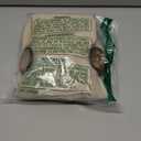 FRAMICS Farmhouse Valance Curtains, Boho Cotton Linen Kitchen Valance, Rustic Button Window Valances for Kitchen Bathroom Bedroom, Country Rod Pocket Valances for Windows, Linen Color, 52 x 18 Inch