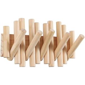 Kimwina Wall Mount Coat Rack with 5 Hooks: Space-Saving Wall Coat Rack, Hooks for Hanging in Entryway, Bathroom, Home Office