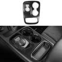 Car Gear Shift Panel Decals for 2014 2015 2016 2017 Dodge Durango Accessories Carbon Fiber Stickers