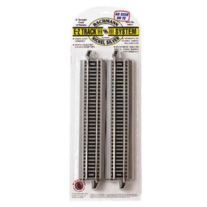BACHMANN - 9" Straight Track (4 Pack) NICKEL-SILVER HO Scale Track (44511)