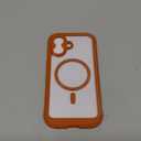 Miracase for iPhone 17 Case 6.3'', Full-Body Military Grade Drop Protection Outdoor Phone case with Built-in Glass Screen &Camera Control,Easy Installation,No Gap,Compatible with MagSafe, Orange