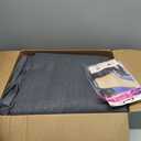 LOVE STORY 12' x 16' Sun Shade Sail Huge Rectangle UV Block Breathable Canopy for Outdoor Patio Garden Plant Cover, Dark Grey