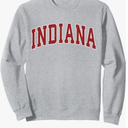 Indiana IN Vintage Athletic Sports Style 80s 90s Sweatshirt. Size S