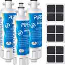 PUREPLUS 469690 LT700P Replacement for LG Kenmore Elite 9690, ADQ36006102, ADQ36006101, LFXS30766S, LFX28968ST, LFX31925ST, LFX31945ST, RWF1052, LT120F, Refrigerator Water and Air Filter Combo, 3Pack (3+3 Count (Pack of 1))