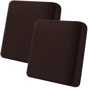 Smiry Printed Couch Cushion Covers, Stretch Soft Couch Covers for Sofa, Washable Non-Slip Sofa Slipcover Furniture Protector for Indoor and Outdoor (2 Pack, Chocolate)