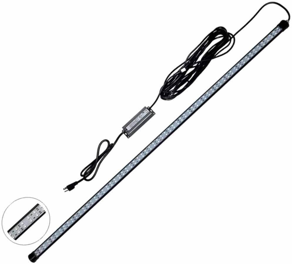 LED Dock Master Green - Dock Mounted Fishing Light, 3,000 Lumen Output, 20-ft Waterproof Cord