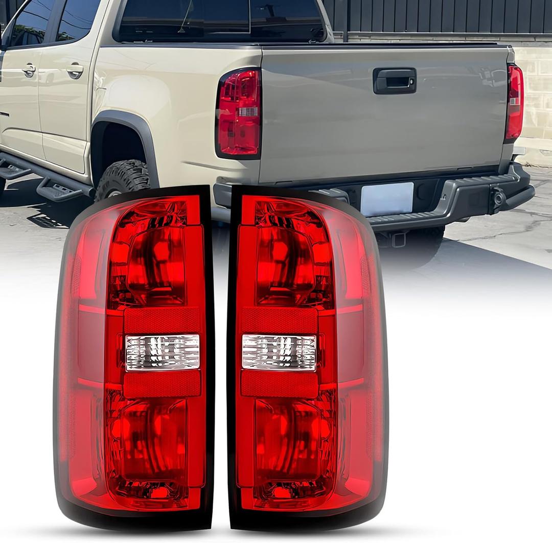 AUTOONE Chevy Colorado Tail Lights 2015-2022, Tail Lamp Assembly, Rear Factory OEM, Driver & Passenger Side