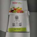 Juicer Machines, 2-in-1 Cold Press Juicer for Juice & Sorbet, suit for Vegetable and Fruit with 5-Inch Wide Chute, Powerful Masticating//High-Yield High Nutrients/Rev Mode/Easier Clean (Off-white)