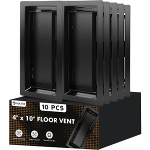10PCS Floor Register 4x10,Floor Vent Covers Flush Floor Vent Air Vent Cover