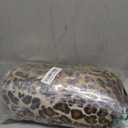 Fleece Throw Blanket 40" x 50" - Soft Cozy Microfiber Plush Blanket, Lightweight Warm Throw for Couch Bed Sofa Chair, All Season Use, Sand Leopard