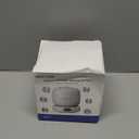 2025 Upgraded Ultrasonic Retainer Cleaner Machine,Separate Retainer Cleaner for Night Guards, Braces, Aligner, Toothbrush, Jewelry, 4 Modes Denture Cleaner & Removable Base and Top Cover(White) (Medium)