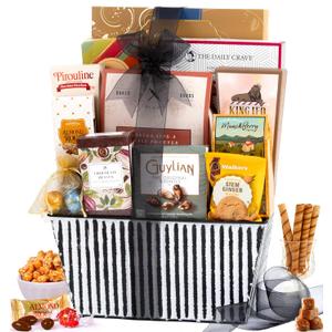 Broadway Basketeers Gift Basket Snack Gifts for Women, Men, Families, College Teacher  Delivery for Birthday, Appreciation, Thank You, Corporate, Get Well Soon Care Package