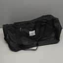 Laripwit Gym Bags for Men, 40L Medium Sports Travel Duffel Bag with Shoe Compartment & Wet Pocket Lightweight Gym Duffle Bag Backpack Multipurpose Weekender Overnight Backpack for Women, Black