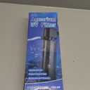 Aquarium Filter for 40-150 Gallon Tank, U-V Fish Tank Green Clean Machine Submersible Powerful Pump Canister Filter 400GPH for Pond Turtle Tank Saltwater Freshwater Crystal Clear Green Killing (Black)