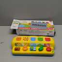 Interactive Pop up Animal Toys with Music & Light, Montessori Cause and Effect Toys for 1 Year Old Boy Girl Early Learning Musical Baby Toy 9-12-18 Months STEM Toddler Toy Age 1-2 Gift for Infant