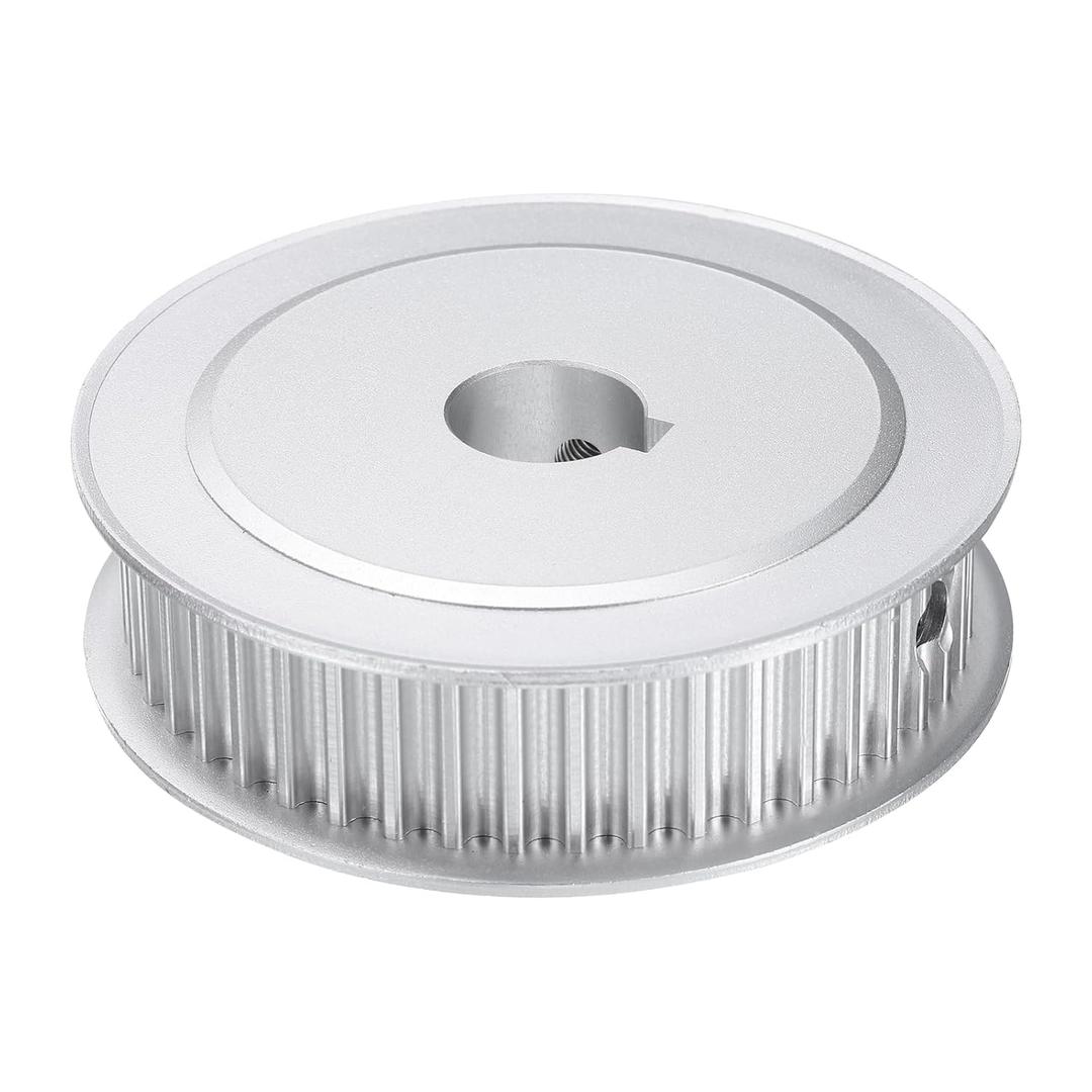 uxcell 5M-45T-5/8B Timing Belt Pulley 5/8" Bore, 45 Teeth Aluminum Alloy Synchronous Wheel with Keyway, Pitch 5mm Tooth for 15mm Width Belt