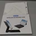 iPad Air 11-inch Case Keyboard (M3/M2), Uninterrupted View, Snap Tight, Magic Keyboard for iPad Pro 11-inch (4/3/2/1 Gen), Effortless Command with Comfort Angle for Air 10.9-inch 5/4th, White