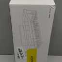 EUDELE 5-Pack Rustproof Stainless Steel Shower Caddy  No Drill Adhesive Bathroom Organizer with Large Capacity, Spacious Shower Shelves for Inside Shower, Kitchen & Home Decor Storage-XL Size (White)