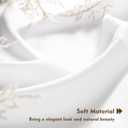 2Pcs 36inch White Kitchen Tier Curtains for Windows, Semi Light Filtering Curtains for Bedroom, Living Room, Basement, Bathroom, Window Treatments (24" W x 36" L)