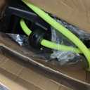 Flexzilla Retractable Enclosed Plastic Air Hose Reel, 3/8 in. x 50 ft., Heavy Duty, Lightweight, Hybrid, ZillaGreen - L8250FZ