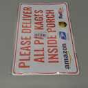 Please Deliver All Packages Inside Porch Delivery Sign for Outdoor Use 12" * 8" (151)