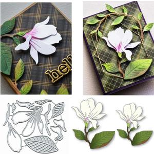 Flower Leaf Metal Die Cuts,Spring Flower Leaf Wedding Card Cutting Dies Cut Stencils DIY Scrapbooking Decorative Embossing Paper Scrapbooking Card Making