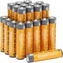 Amazon Basics 20-Count Long-Lasting AAA Alkaline Batteries, 1.5V, 10-Year Leak-Proof Shelf Life for Remote Controls, Flashlights EXP: 01-2031