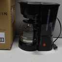 BLACK+DECKER 12-Cup Coffee Maker with Easy On/Off Switch, Easy Pour, Non-Drip Carafe with Removable Filter Basket, Vortex Technology, Black