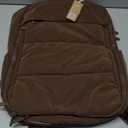 BAGSMART 30L Travel Backpack for Women, Carry on Backpack for Airplanes, Gym Backpack with Shoe Compartment, Lightweight Travel Bag Fits 15.6 Inch, Water-Resistant, Chocolate