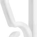 Coideal Christmas Light Clips Outdoor - 200 Pcs White Plastic Gutter Hooks Xmas Light Hangers