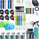 60PCS Baby Shower Prizes for Men 6 Set with Cleaning Cloth Bottle Opener Screwdriver Tape Measuring Keychain Multi Tool Pen Gift Bag Baby Shower Game Prizes for Winner Bachelor Party