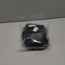 Faux Fur Headband for Women Elastic Fuzzy Thick Earmuffs Winter Headwrap Ear Muffs Furry Ear Warmers Cold Weather (Black)