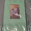 RECUTMS Photo Album for 4x6 Photos Holds 300 Leather Cover Picture Albums with Front Window Large Capacity Baby Family Wedding Travel Anniversary Photo Books Holds 300 Horizontal Photos(Light Green)