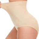 Tummy Control Shapewear Panties - High Waisted Shapewear Underwear for Women Body Shaping Briefs Seamless Panty Girdle