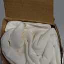 MIULEE Decorative Linen Euro Sham Pillow Covers 26x26 Cream White Boho Farmhouse Neutral Couch Throw Pillows for Bed Pack of 2 Accent Modern Pillowcase Sofa Livingroom Home Decor