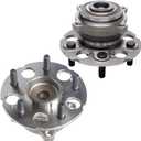 Autoround 512344 FWD Rear Wheel Bearing and Hub Assembly Compatible with Honda CR-V 2007-2011 Crosstour 2012-2015 Accord Crosstour 2010-2011, 5-Lug w/ABS, Set of 2
