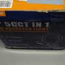 Amico 48 Pack 6 Inch 5CCT Ultra-Thin LED Recessed Ceiling Light with Metal Junction Box, 2700K-5000K Selectable, 12W Eqv 110W, Dimmable Canless Wafer Downlight with Plastic Trim, 1050 Lumens -ETL&FCC