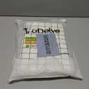 TruDelve Heavy Duty Vinyl Table Cloth Plastic Tablecloths for Kitchen Dining Tables Wipeable PVC Waterproof Tablecloth for Rectangle Table (54'' x 108', White Plaid)