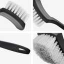 5 x Carpet Brushes for Cleaning, Scrub Brush for Floor Mats, Cleaning Brush for Car Interior and Home, Simple and Practical (White)